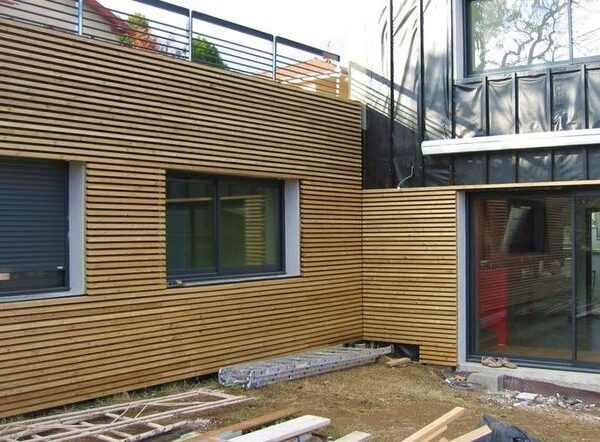 Bardage claire voie à l'horizontale