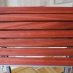 Bardage Claire voie carré en Padouk