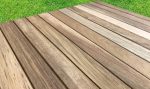 lame de terrasse teck clipsable