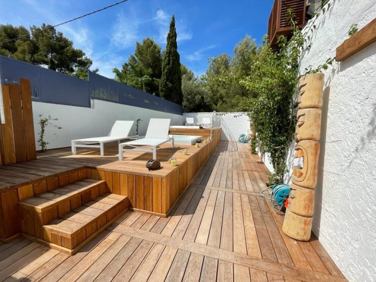 Terrasse Ipé massif – 21 x 145 mm – 2.15 m