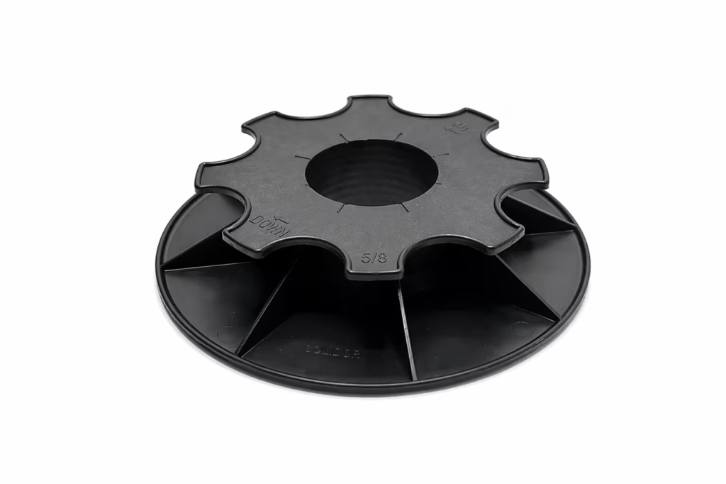 Lot de 5 Plots réglables terrasse bois – 50mm à 80mm